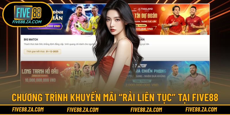 Siêu khuyến mãi - hoàn trả liên tục nhận quà mỏi tay